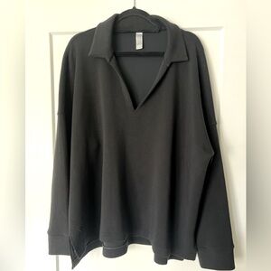 SPANX Black Air Essentials Shirt